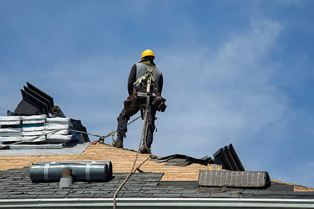 Professional Metal Roofing technician working in Marion, TX